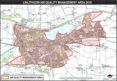 Air Quality Map - Linlithgow
