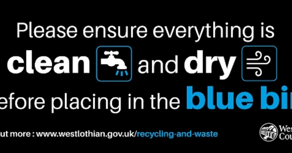 Blue Bins West Lothian Council