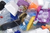 Plastic bottles, trays and tops