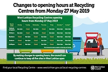 An image relating to Reduction in opening hours at Recycling Centres