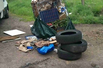 An image relating to Here's the latest fly tipping mess that our teams have been out to remove.