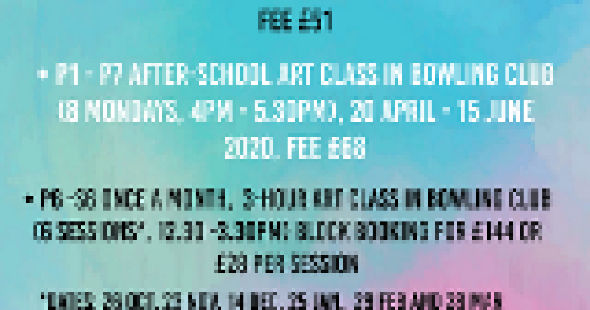 Junior Art School Linlithgow West Lothian Council