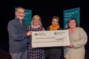 An image relating to Community Payback donation to support abused men