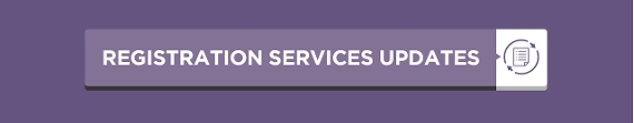 An image relating to Registration Services Updates