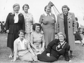 Female members of Fauldhouse Gala Committee, 1949