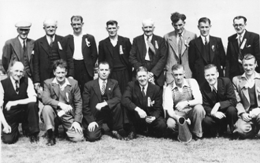 The men of Fauldhouse Gala Committee, 1949