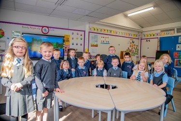 P1s from Greenrigg Primary School
