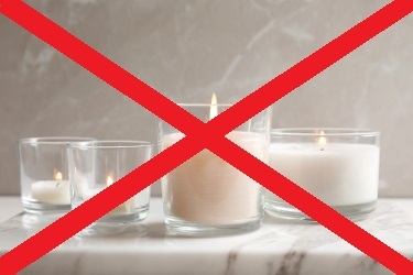 Glass Candle Holder