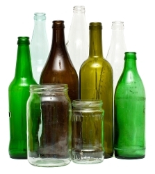 Glass bottles and jars