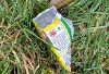 crisp packet litter in grass