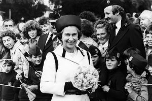 Her Majesty The Queen The Queen visiting Livingston in 1978