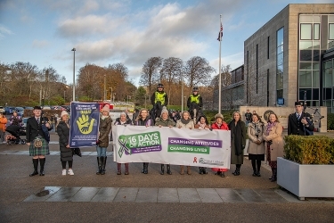 16 Days of Action to end gender-based violence and harassment Icon