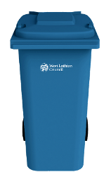 Blue Bin Graphic