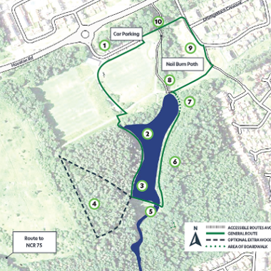 Map of the Eliburn Route