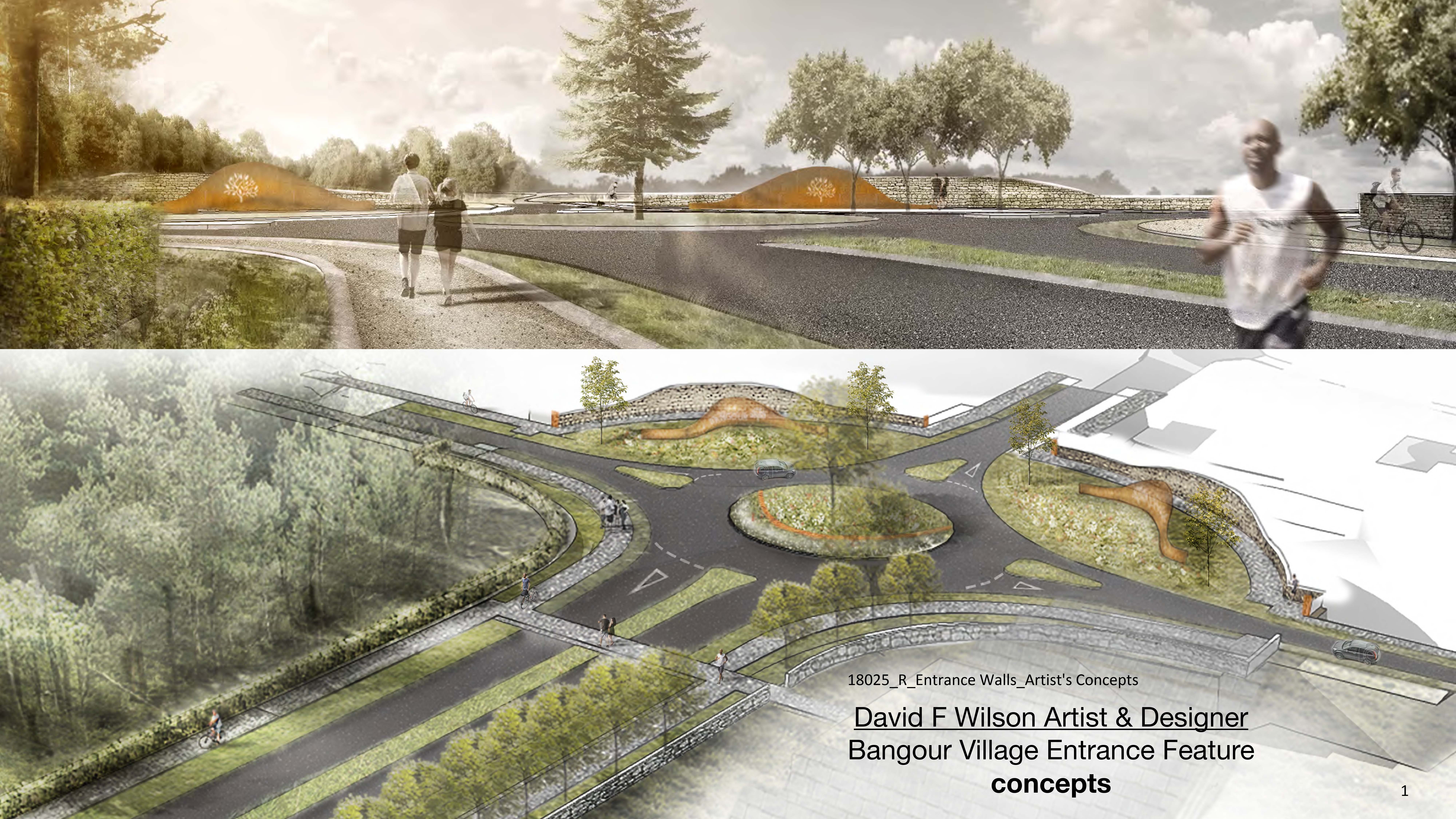 Approval granted for new entrance feature for Bangour Icon