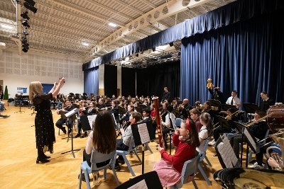Spring Concert series Young musicians performing as part of ensemble