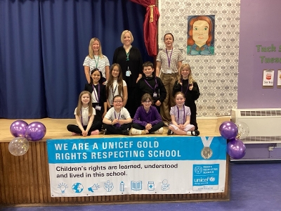 Boghall UNICEF Gold 3 Boghall primary's Rights Respecting group celebrate their third UNICEF gold award