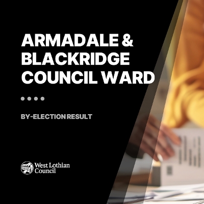 Armadale by election graphic Results from the Armadale and Blackridge by election
