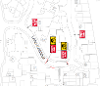 Map of closure on Laing Gardens