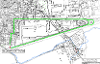 Map of closure on Grange Road