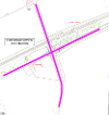Map of restriction at Breich Cross