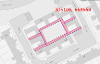 Map of footpath closure on Willowbank
