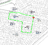Map of closure on Church View