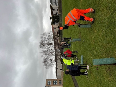 St Ninians tree planting St Ninians tree planting