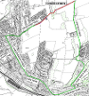 Map of closure on Drumcross Road