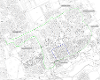 Map of closure on Almond Road