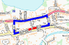 Map of closure on Union Road