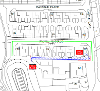 Map of closure on Castle Terrace