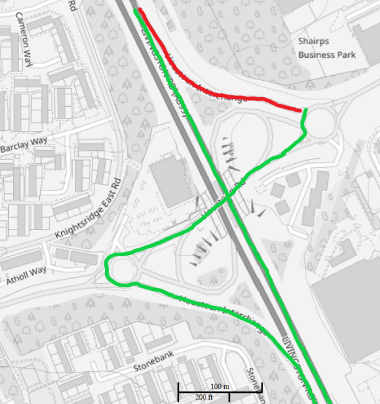 Phase 1 closure at Houston Interchange