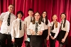Deans Community High School Soul Band with award