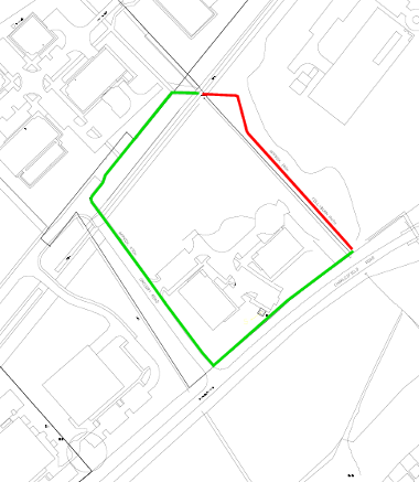 Map of closure on Follyburn Path