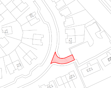 Map of closure on Waverley Crescent