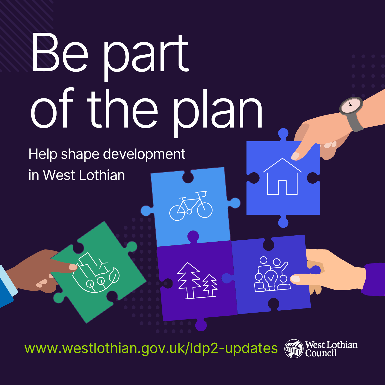 West Lothian urged to be part of the plan Icon
