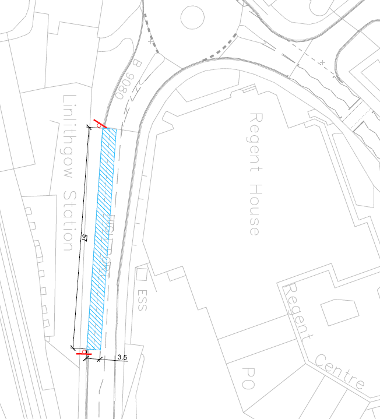 Map of suspension on High Port