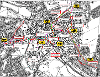 Map of closures for Bathgate procession