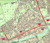 Map of closures for Uphall Gala