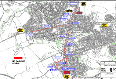 Map of closures for Armadale gala