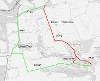 Map of closures for Torphichen Gala