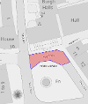 Map of closure at The Cross