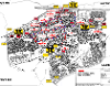 Map of closure for Whitburn Gala