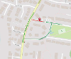 Map of closure on Kettilstoun Road