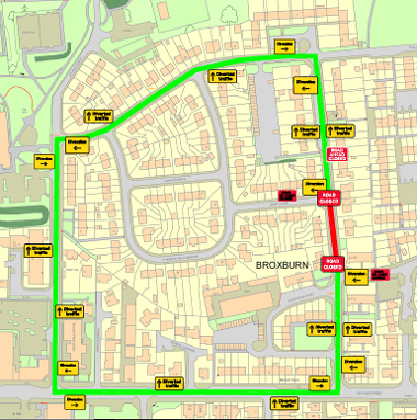 Phase 3 closure on Aitken Orr Drive