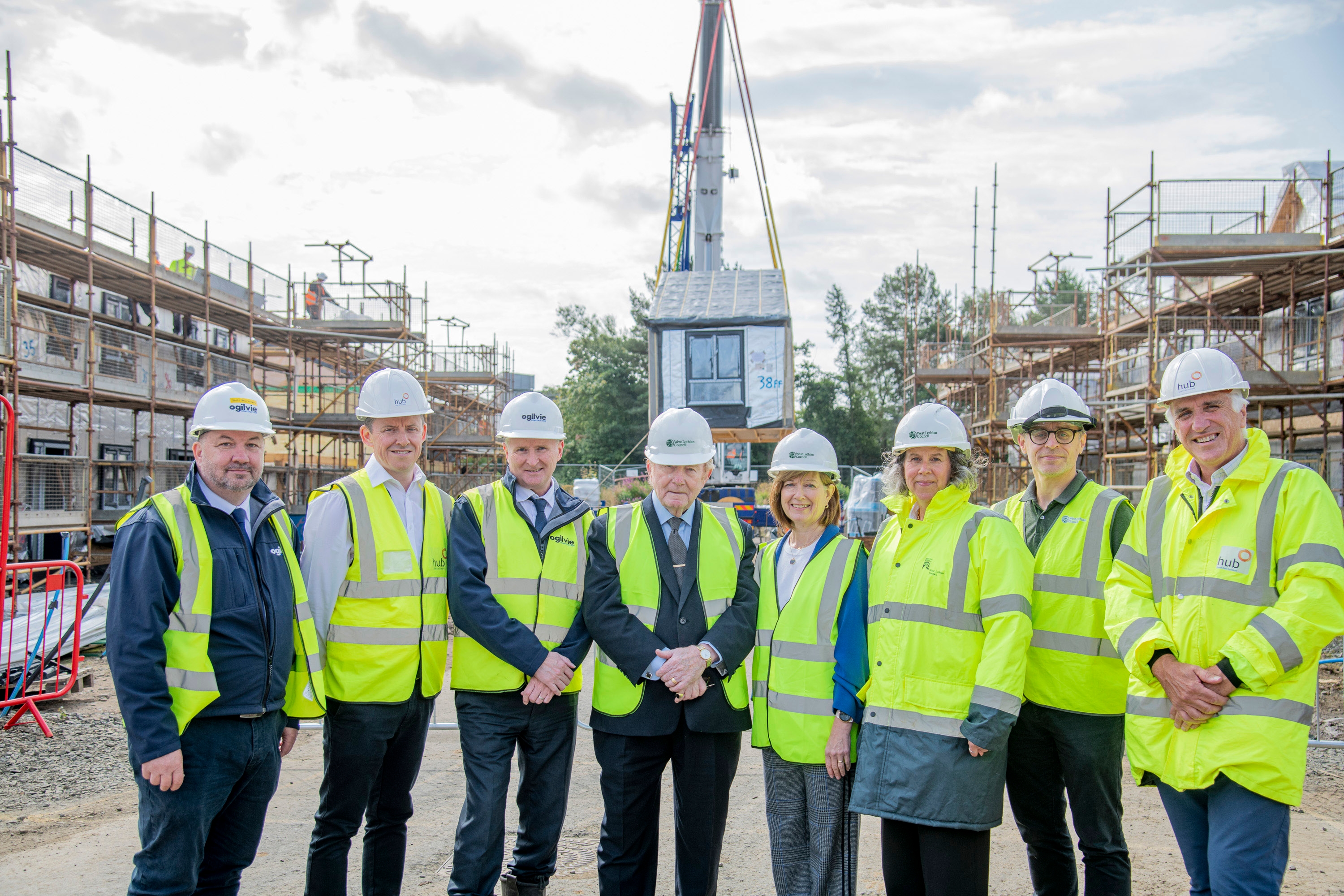 Housing units arrive at Almondvale Crescent Icon