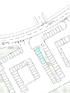 Map of suspension on Gardner's Lane