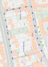 Map of closure on Dog Well Wynd