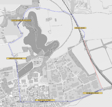 Map of closure on U18